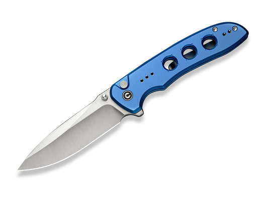 Briceag Hyperpulse Aluminum Blue CIVIVI- Aluminiu, Button Lock