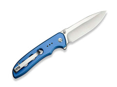 Briceag Hyperpulse Aluminum Blue CIVIVI- Aluminiu, Button Lock