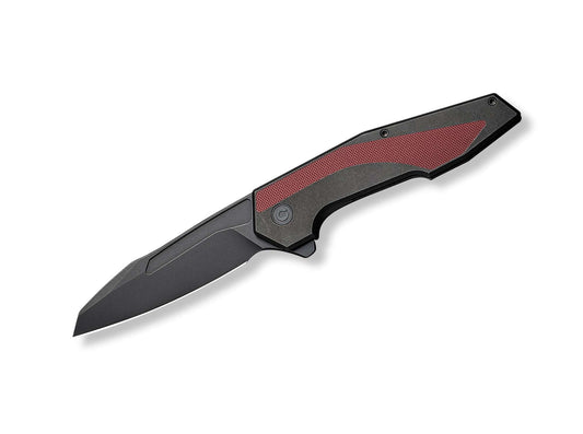 Briceag Hypersonic G10 Burgundy CIVIVI- Lama Reverse Tanto, Maner Otel si G10