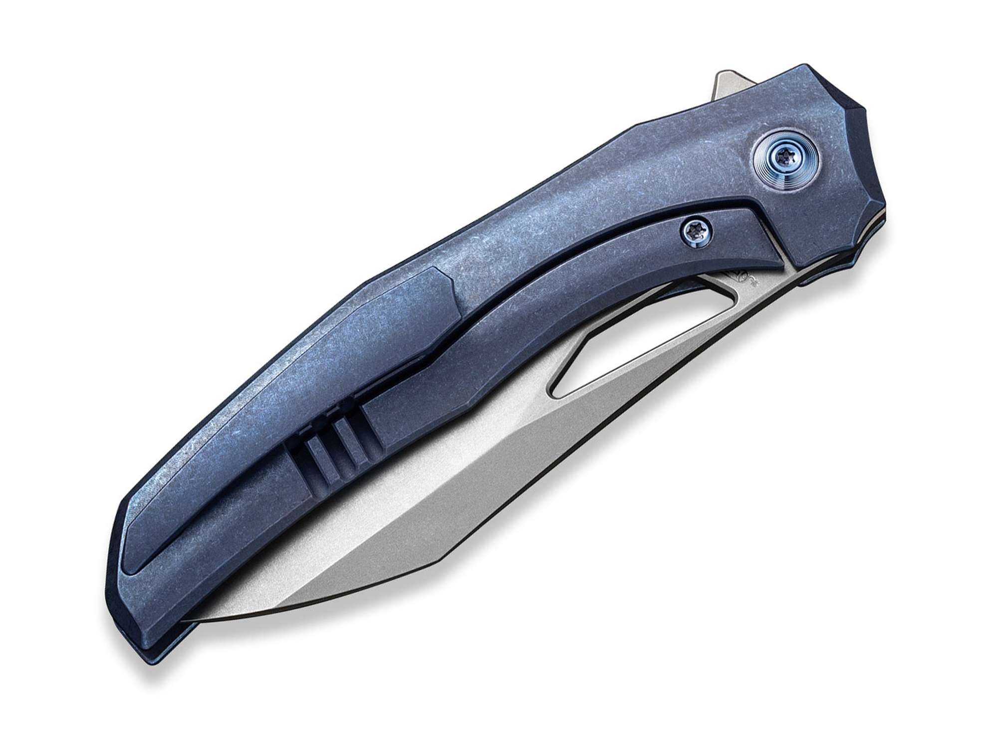 Briceag Ignio 20CV Blue Ti Mystery Box WE Knife- Lama 20CV, Maner Titan
