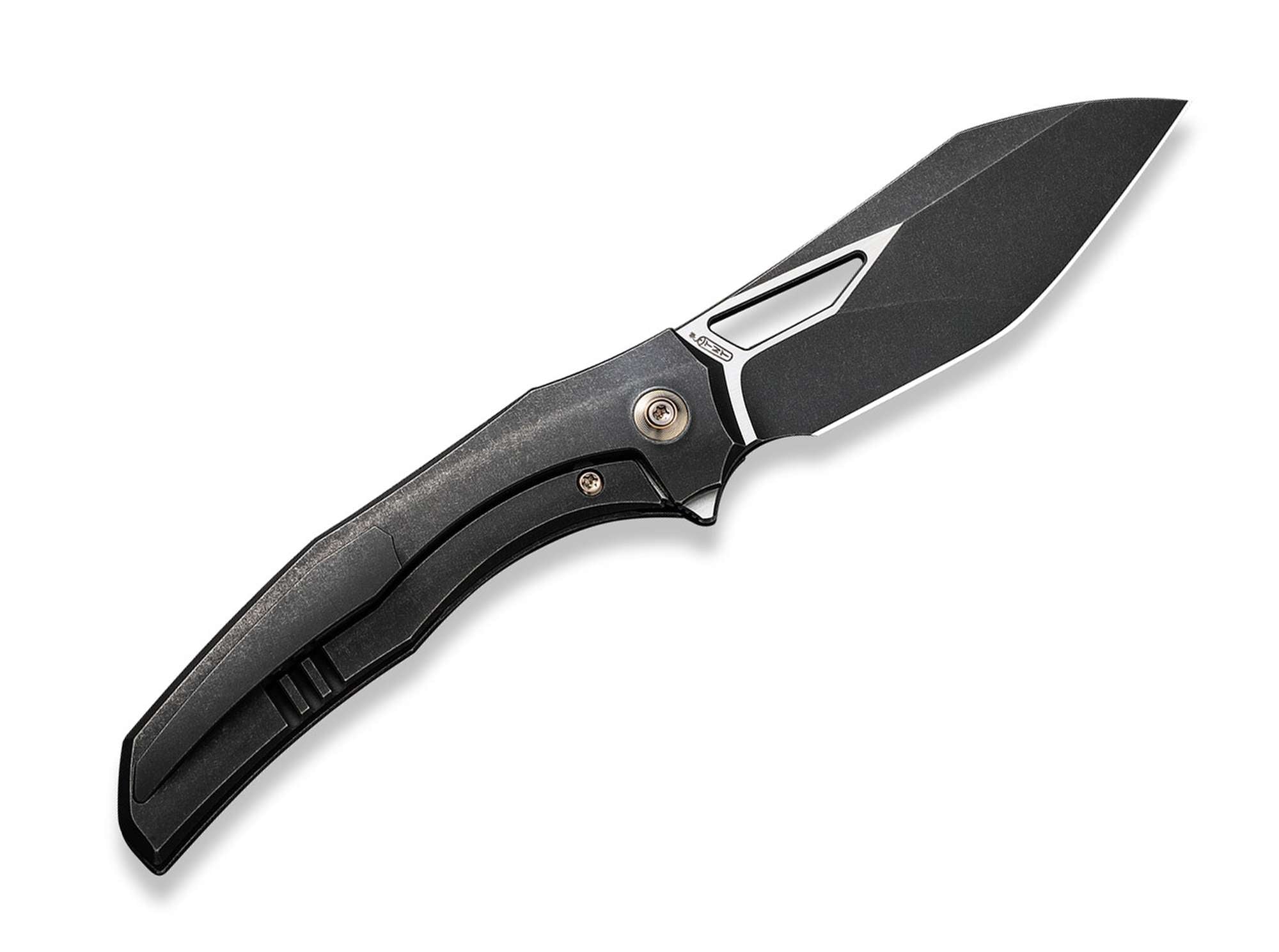 Briceag Ignio 20CV Ti All Black Mystery Box WE Knife- Lama 20CV, Maner Titan Negru