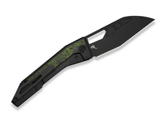 Briceag Inceptus M390 Black Ti Green & Black CF WE Knife- Lama M390, Maner Titan/CF