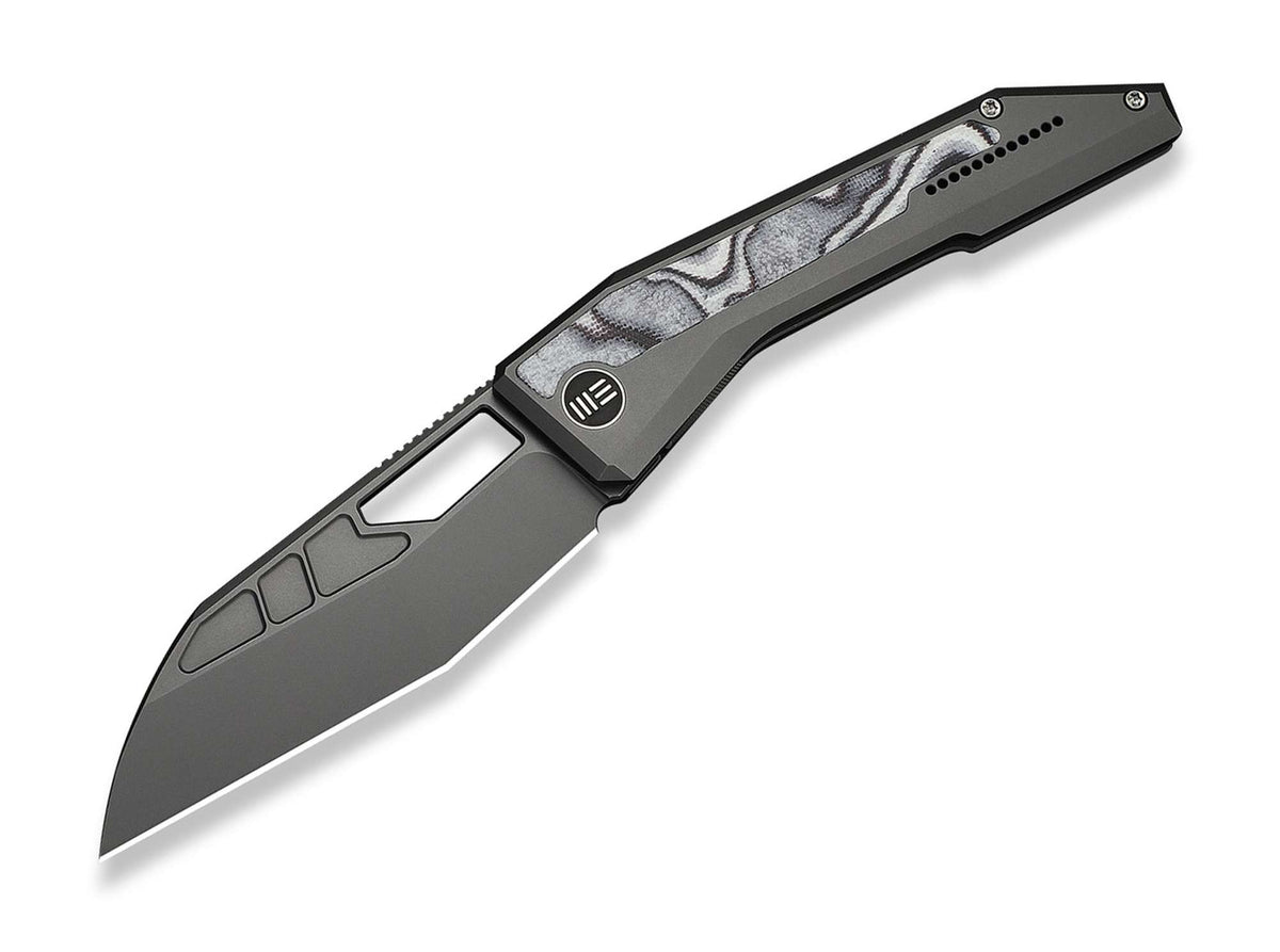 Briceag Inceptus M390 Ti White & Black G10 WE Knife- Lama M390, Maner Titan & G10