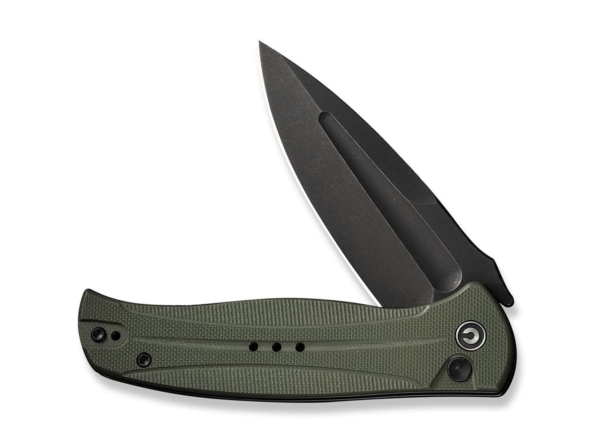 Briceag Incindie G10 OD Green CIVIVI- Lama Spearpoint, Maner G10 Verde