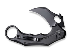 Briceag Incisor II Aluminum All Black CIVIVI- Lama Hawkbill, Mecanism Button Lock