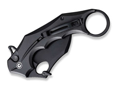 Briceag Incisor II Aluminum All Black CIVIVI- Lama Hawkbill, Mecanism Button Lock