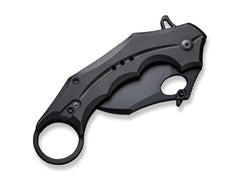 Briceag Incisor II Aluminum All Black CIVIVI- Lama Hawkbill, Mecanism Button Lock
