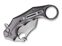 Briceag Incisor II Aluminum Grey CIVIVI- Design Karambit, Mecanism Button Lock