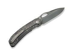 Briceag Inmate 20CV Ti Polished Gray Satin Raindrops WE Knife- EDC, Robust