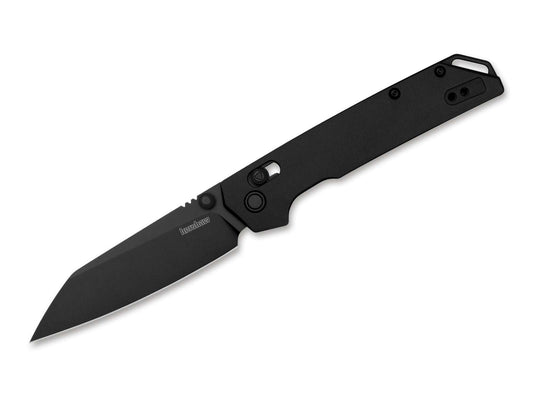 Briceag Iridium Reverse Tanto Black Kershaw- Lama D2, Blocare DuraLock