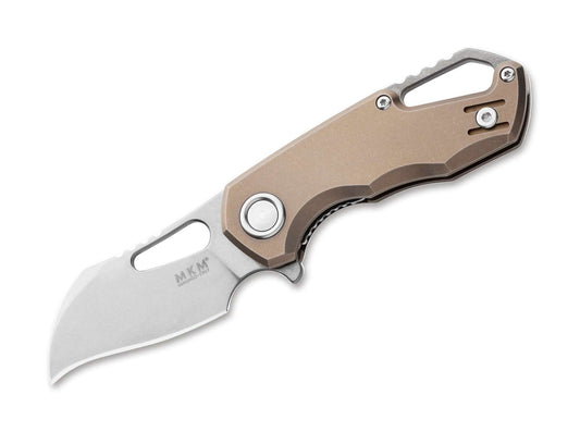 Briceag Isonzo M390 Hawkbill Titanium Bronze MKM- Lama M390, Maner Titan Bronz