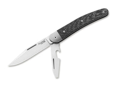 Briceag Jack Two CF LionSteel- Lama M390, Maner Fibra de Carbon