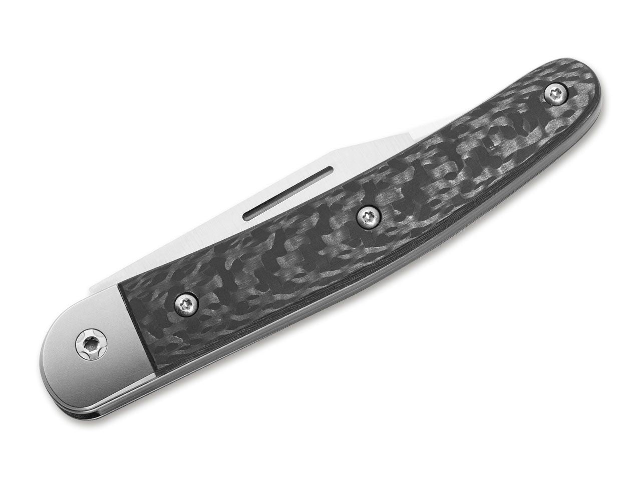 Briceag Jack Two CF LionSteel- Lama M390, Maner Fibra de Carbon