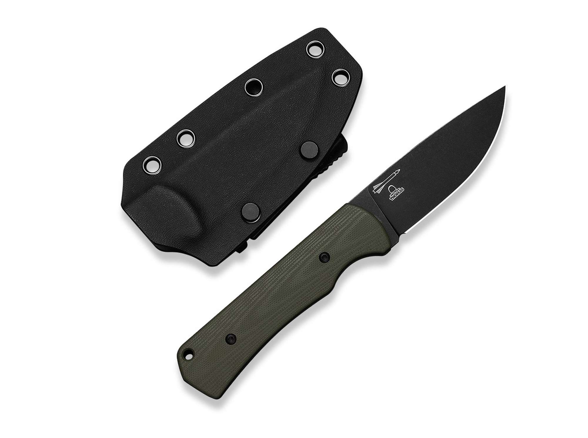 Briceag Jencks Green G10 Black Stonewash CIVIVI- Lama, Maner G10