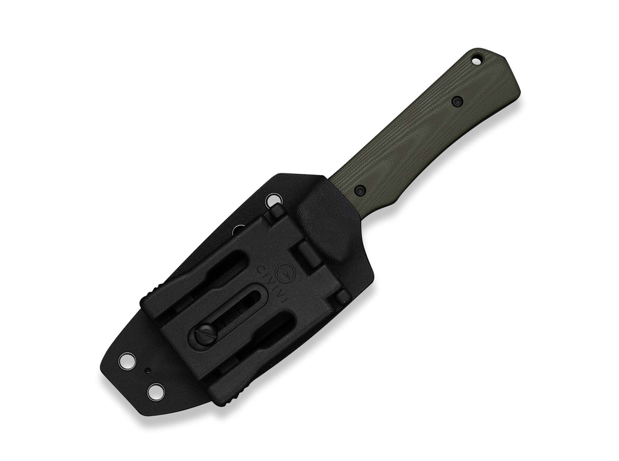 Briceag Jencks Green G10 Black Stonewash CIVIVI- Lama, Maner G10