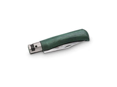 Briceag Junior S Green Old Bear- Lama cu varf rotunjit, Maner verde