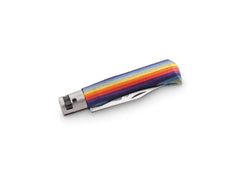 Briceag Junior S Rainbow Old Bear- Lama cu Varf Rotunjit, Maner Curcubeu