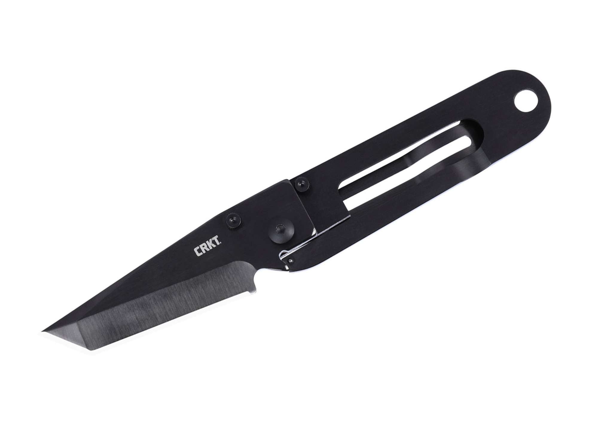 Briceag K.I.S.S. All Black CRKT- Lama Tanto, Design Simplu
