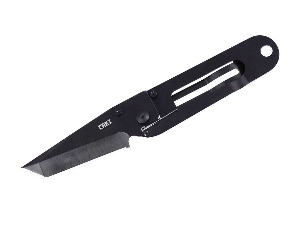 Briceag K.I.S.S. All Black CRKT- Lama Tanto, Design Simplu
