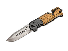Briceag K25 Folding Neck Knife Boker- Spărgător de Geam, Tăietor de Centură