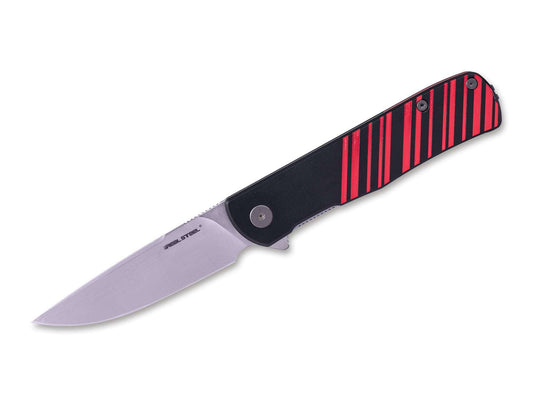 Briceag Karly Aluminum Black & Red Real Steel- Design Robust, Lama VG-10
