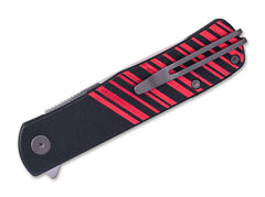 Briceag Karly Aluminum Black & Red Real Steel- Design Robust, Lama VG-10