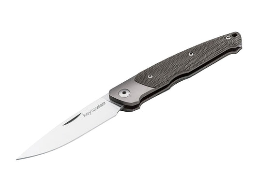 Briceag Key Bolster Green Canvas Micarta Viper- Lama M390, Maner Micarta