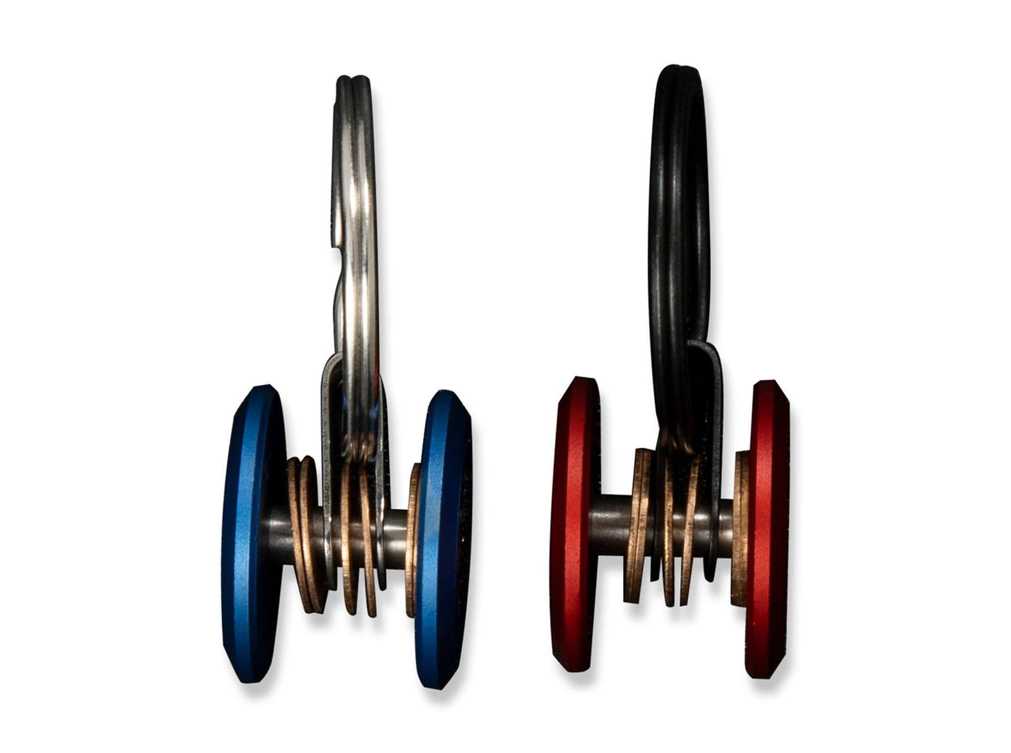 Briceag Key Coin Pocket Key Organizer Set Blue & Red CIVIVI- Organizator Chei, Aluminiu Durabil