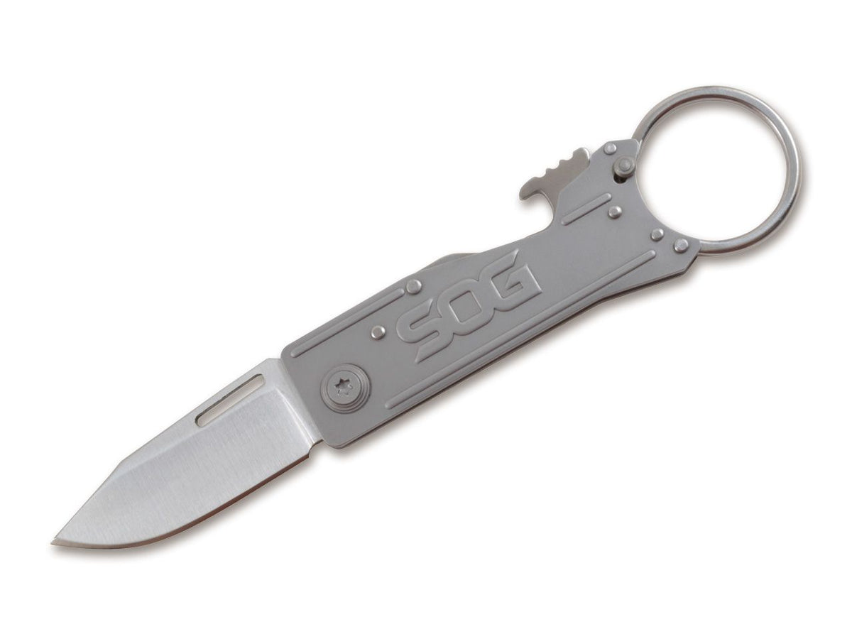 Briceag KeyTron SOG- Breloc Integrat, Deschizator Sticle