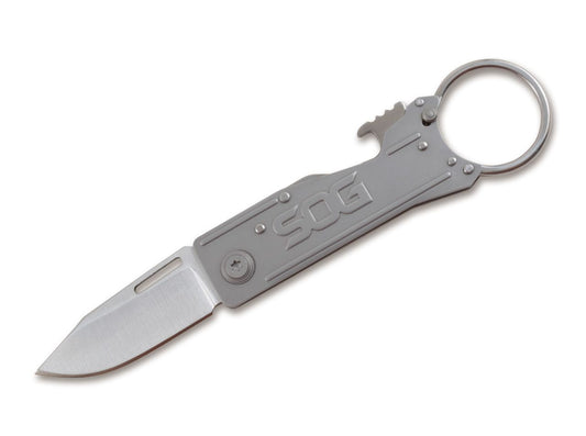 Briceag KeyTron SOG- Breloc Integrat, Deschizator Sticle