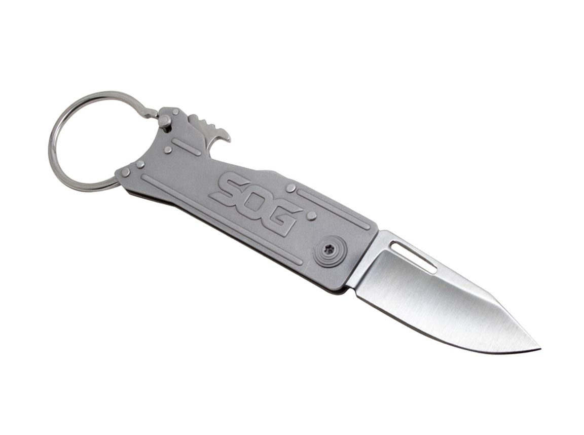 Briceag KeyTron SOG- Breloc Integrat, Deschizator Sticle