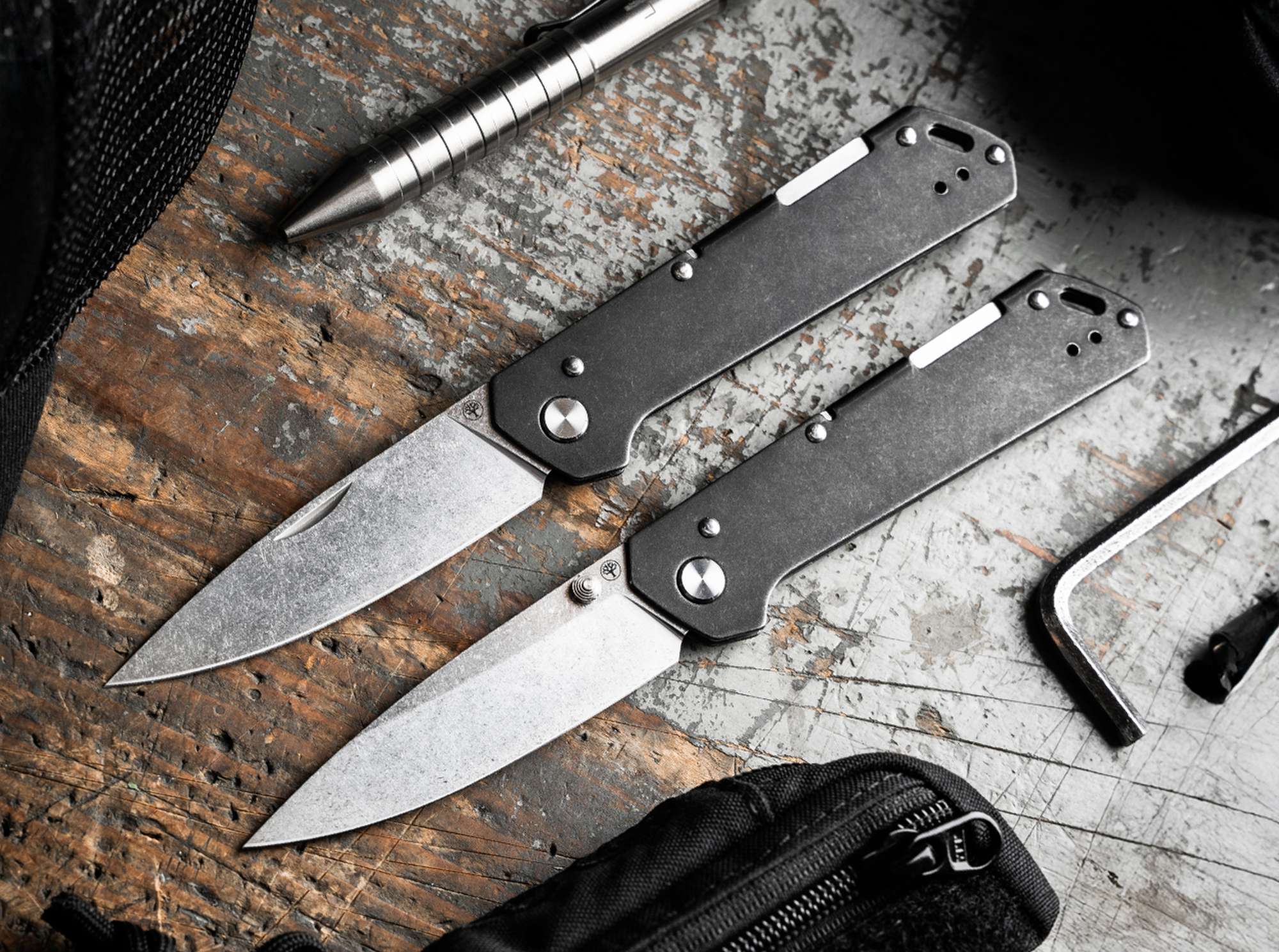 Briceag Kihon Bifold 42a Böker- Lama CPM MagnaCut, Mecanism Backlock