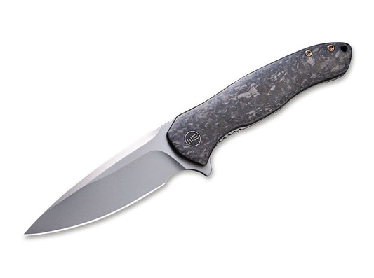Briceag Kitefin Shredded Carbon WE Knife- Lama S35VN, Maner Fibra Carbon