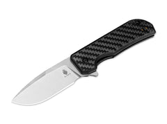 Briceag Kizer Nice Guy CF- Maner Carbon, Lama Droppoint