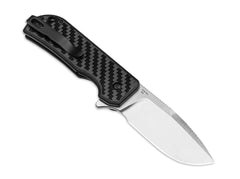 Briceag Kizer Nice Guy CF- Maner Carbon, Lama Droppoint