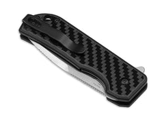 Briceag Kizer Nice Guy CF- Maner Carbon, Lama Droppoint