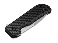 Briceag Kizer Nice Guy CF- Maner Carbon, Lama Droppoint