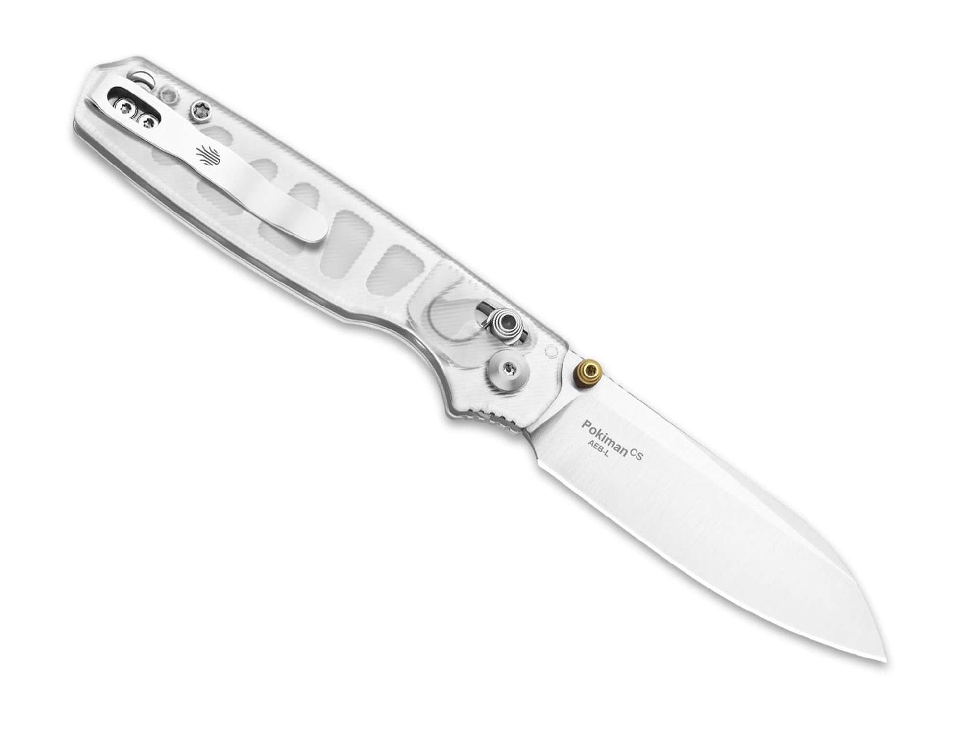Briceag Kizer Pokiman CD AEB-L Acrylic – Cuțit EDC Modern cu Clutch Lock