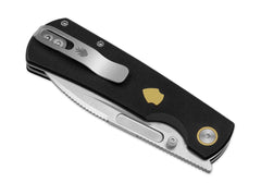 Briceag Kizer Retro Nitro-V Black G10 & Brass – Cuțit EDC Clasic cu Design Vintage
