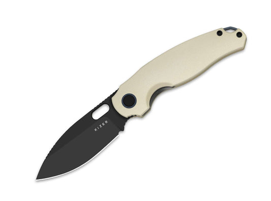 Briceag Kizer Seagull 14C28N Gold – Cuțit EDC Modern Elegant
