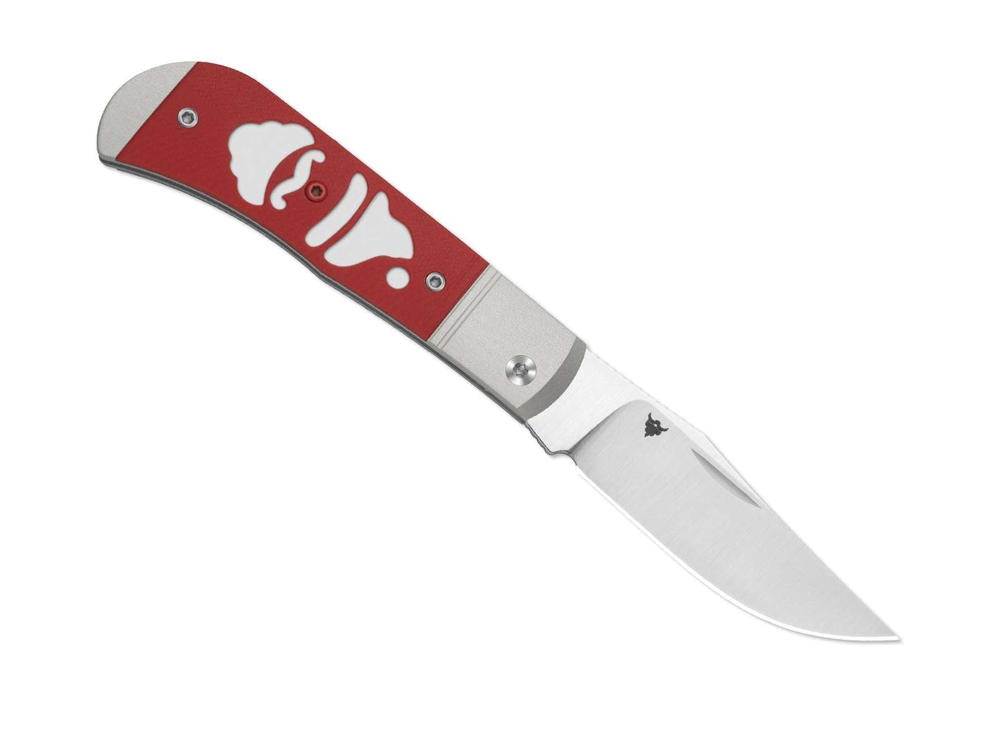 Briceag Kizer Trestle 14C28N Santa’s Red Nose – Cuțit EDC Slipjoint Ediție Specială