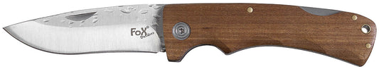 Briceag Klappmesser Mâner Lemn Lamă Hammerschlag FoxOutdoor - Oțel 3Cr13, Back Lock