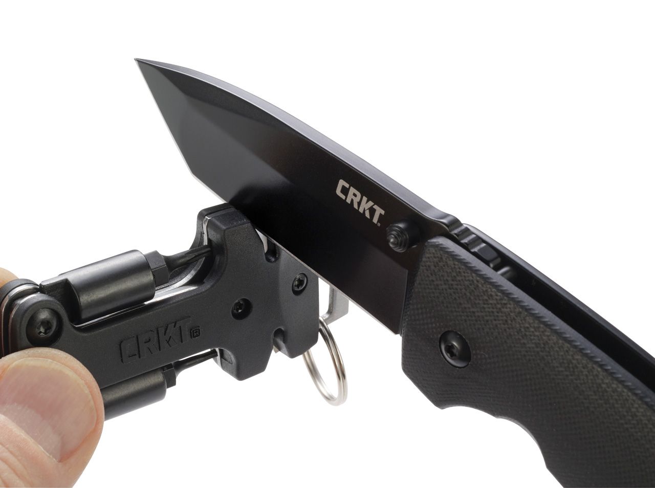 Briceag Knife Maintenance Tool CRKT- Ascutitor Integrat, Functii Multiple