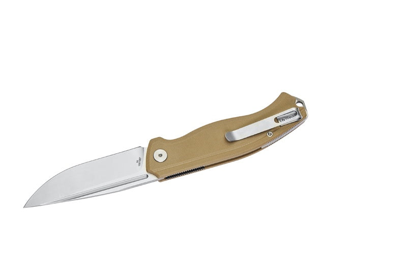 Briceag Kompakt Liner Lock desert Herbertz - D2, Mâner G10