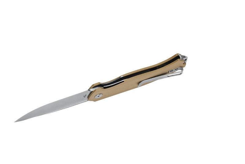 Briceag Kompakt Liner Lock desert Herbertz - D2, Mâner G10