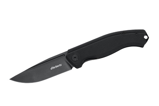 Briceag Kompakt Liner Lock Negru Herbertz - Oțel D2, Mâner G10