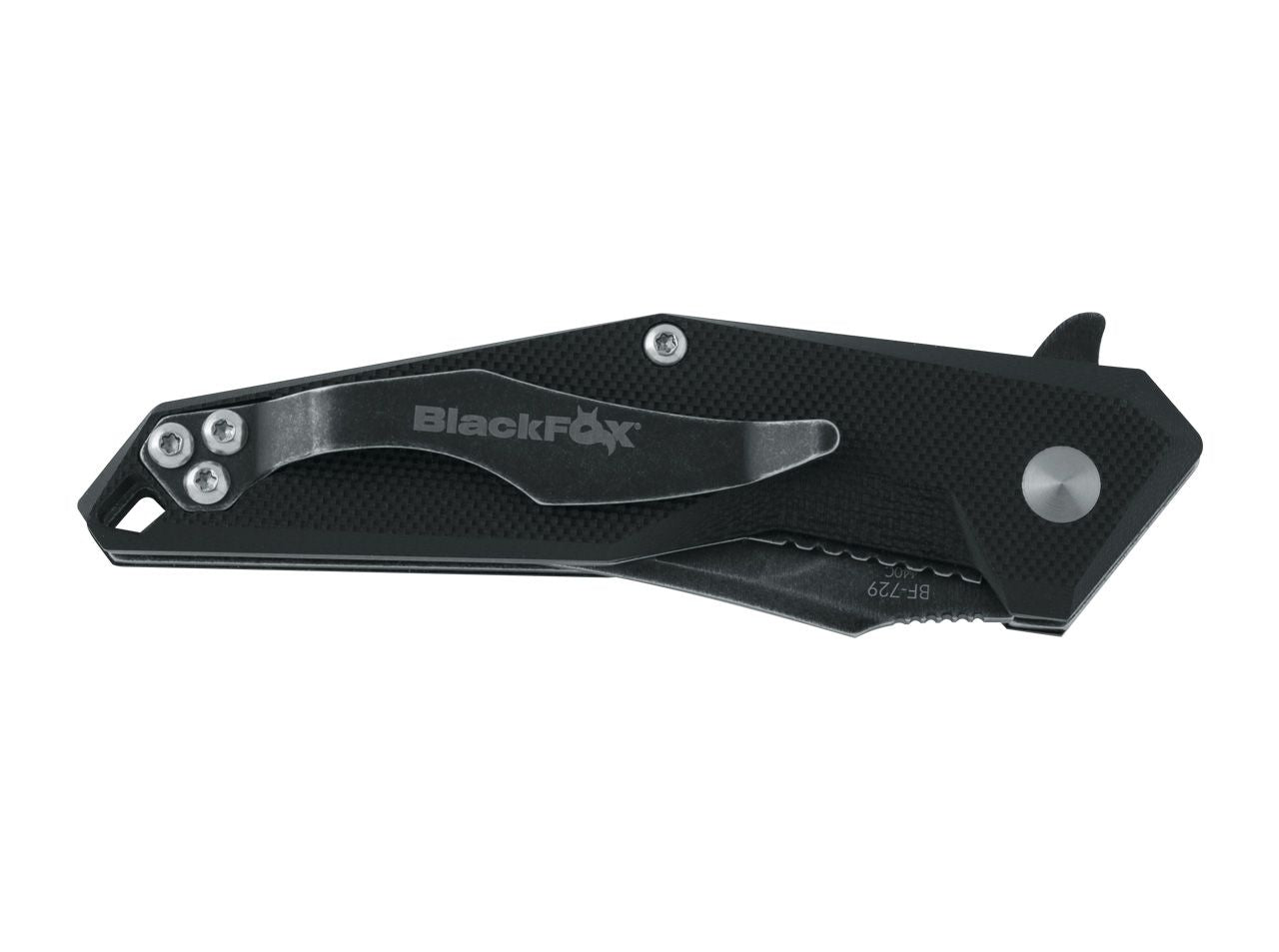Briceag Kravi Black G10 BlackFox- Maner G10, Deschidere rapida