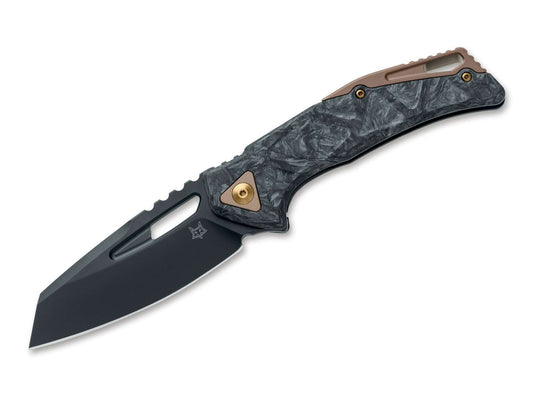 Briceag Kronos CF Dark Matter Fox Knives- Lama CPM MagnaCut, Maner Carbon