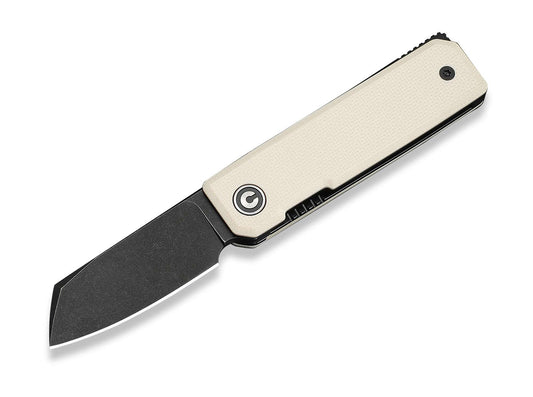 Briceag Kukei Nitro-V Ivory G10 Black Stonewash CIVIVI- Lame Nitro-V, EDC
