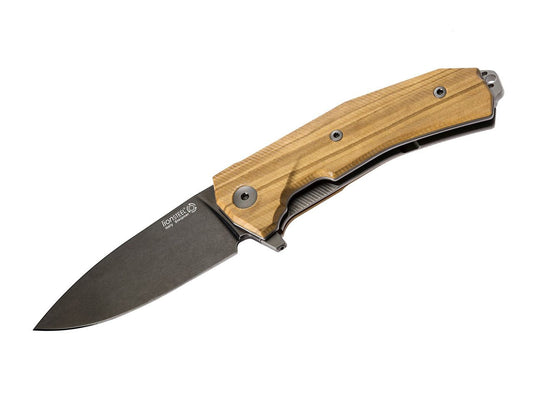 Briceag KUR Olive Wood SW LionSteel- Maner Lemn Maslin, Lama Sleipner